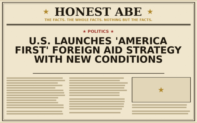 U.S. Launches ‘America First’ Foreign Aid Strategy With New Conditions