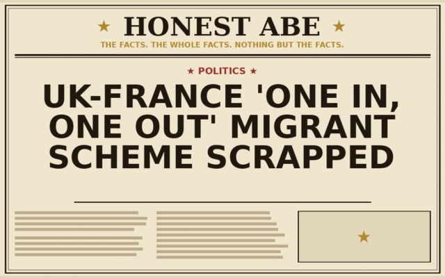 UK-France ‘One In, One Out’ Migrant Scheme Scrapped