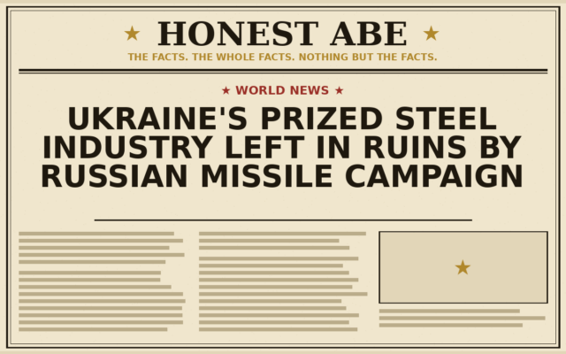 Ukraine’s Prized Steel Industry Left in Ruins by Russian Missile Campaign