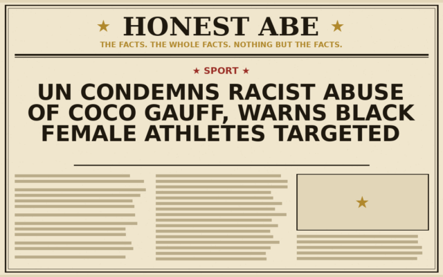 UN Condemns Racist Abuse of Coco Gauff, Warns Black Female Athletes Targeted