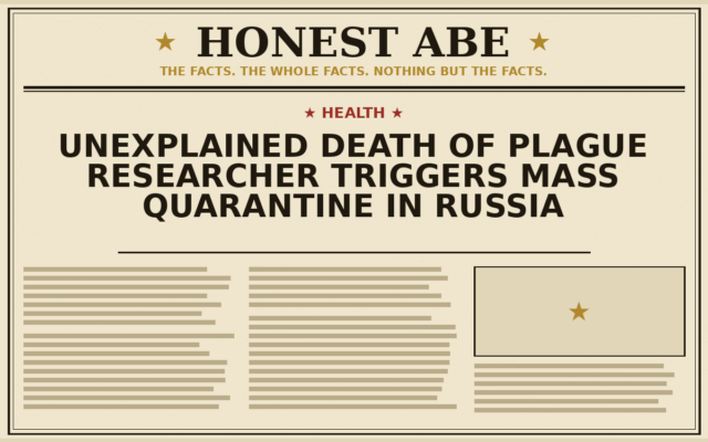 Unexplained Death of Plague Researcher Triggers Mass Quarantine in Russia