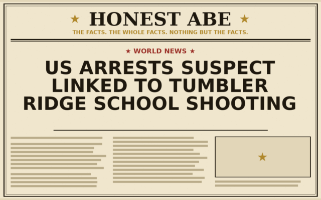 US Arrests Suspect Linked to Tumbler Ridge School Shooting
