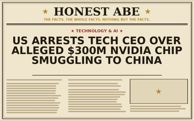 US Arrests Tech CEO Over Alleged $300M Nvidia Chip Smuggling to China