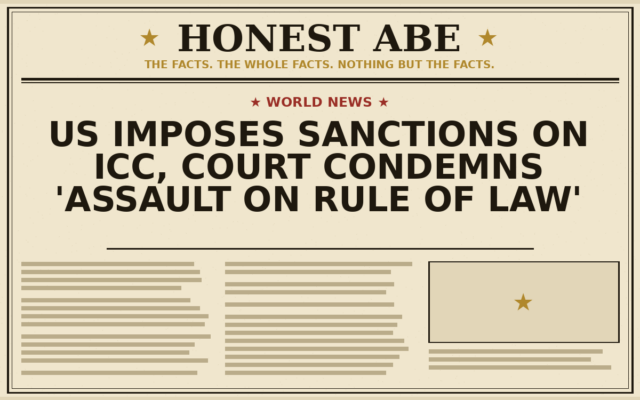 US Imposes Sanctions on ICC, Court Condemns ‘Assault on Rule of Law’