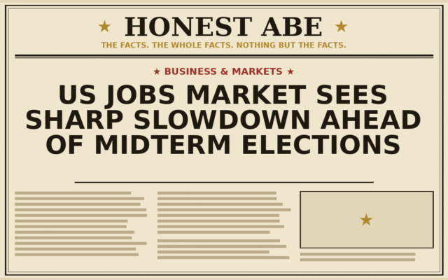 US Jobs Market Sees Sharp Slowdown Ahead of Midterm Elections