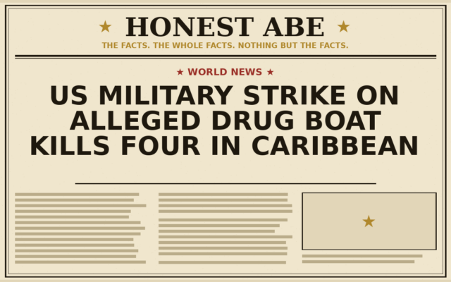 US Military Strike on Alleged Drug Boat Kills Four in Caribbean