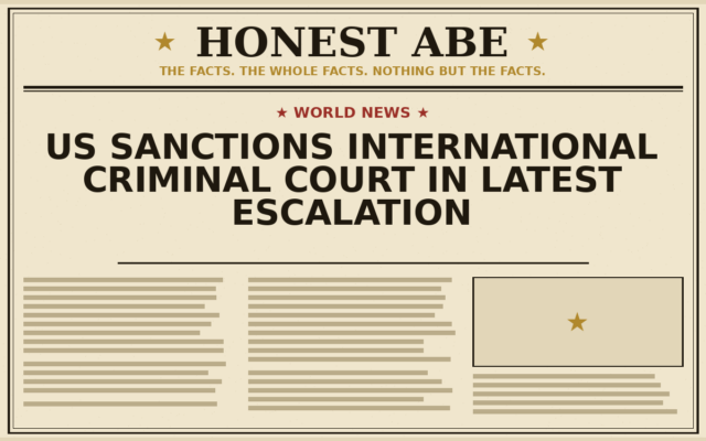 US Sanctions International Criminal Court in Latest Escalation