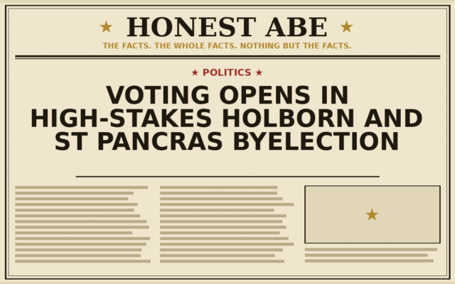 Voting Opens in High-Stakes Holborn and St Pancras Byelection