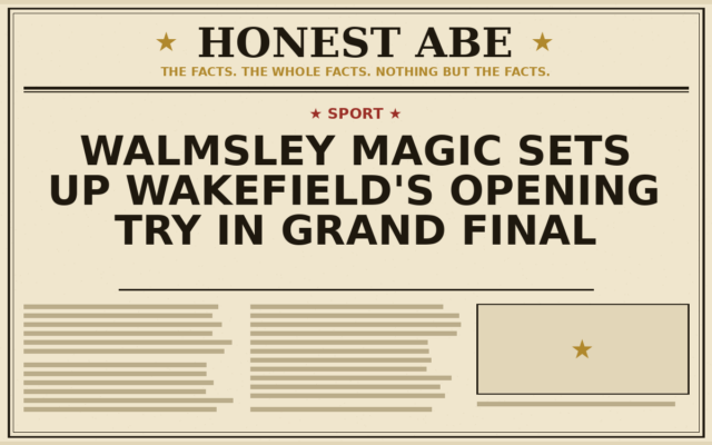 Walmsley Magic Sets Up Wakefield’s Opening Try in Grand Final
