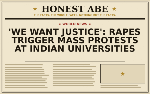 ‘We Want Justice’: Rapes Trigger Mass Protests at Indian Universities