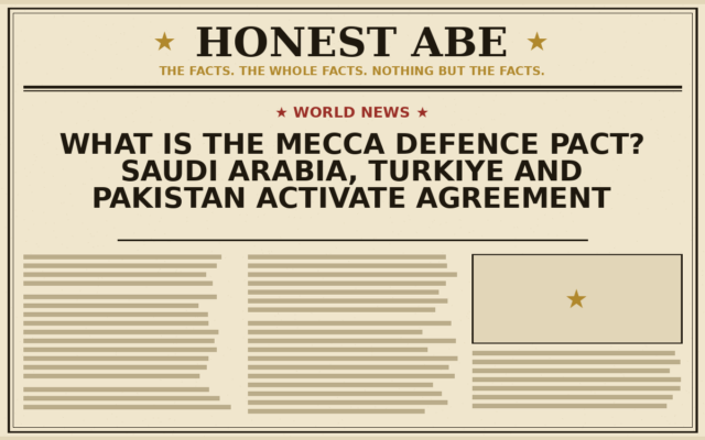 What Is the Mecca Defence Pact? Saudi Arabia, Turkiye and Pakistan Activate Agreement