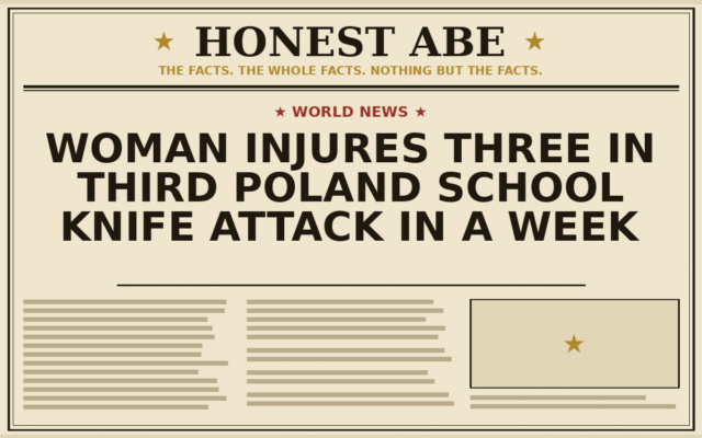 Woman Injures Three in Third Poland School Knife Attack in a Week