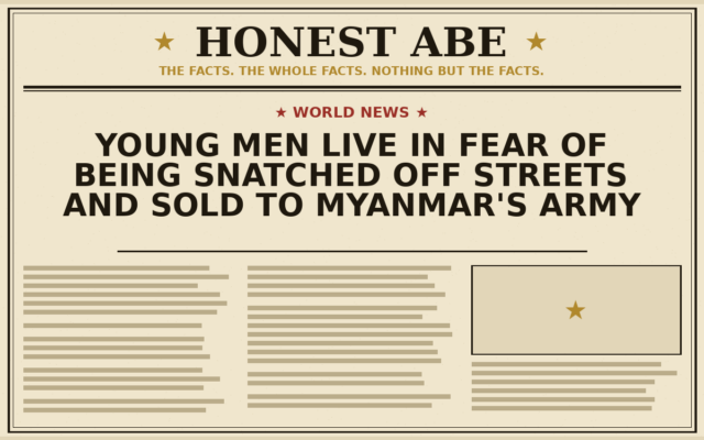 Young Men Live in Fear of Being Snatched Off Streets and Sold to Myanmar’s Army